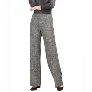 J. McLaughlin Gray Marled Wide-Leg Pants